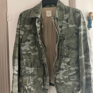 Camouflage Military Style Jacket